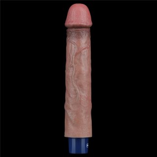 REAL SOFTEE Rechargeable Silicone Vibrating Dildo 9"
