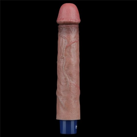 REAL SOFTEE Rechargeable Silicone Vibrating Dildo 9"