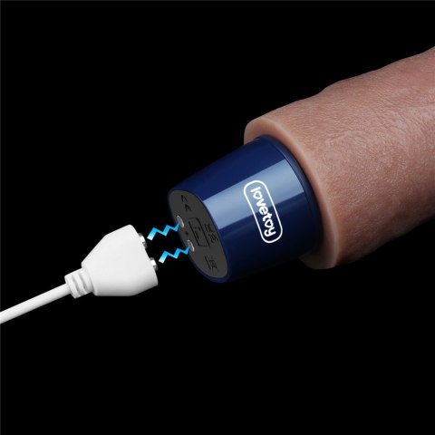 REAL SOFTEE Rechargeable Silicone Vibrating Dildo 9"