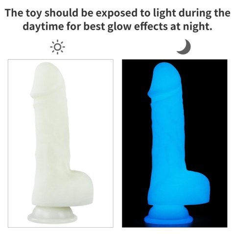 Dildo świecące w ciemności - 7,5" Lumino Play Dildo