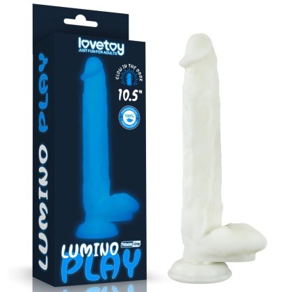 Dildo świecące w ciemności - 10,5" Lumino Play Dildo