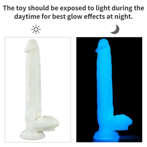 Dildo świecące w ciemności - 10,5" Lumino Play Dildo