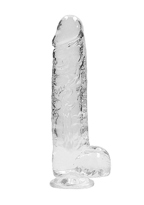 9"" / 23 cm Realistic Dildo With Balls - Transparent 9"" / 23 cm Realistic Dildo With Balls - Transparent
