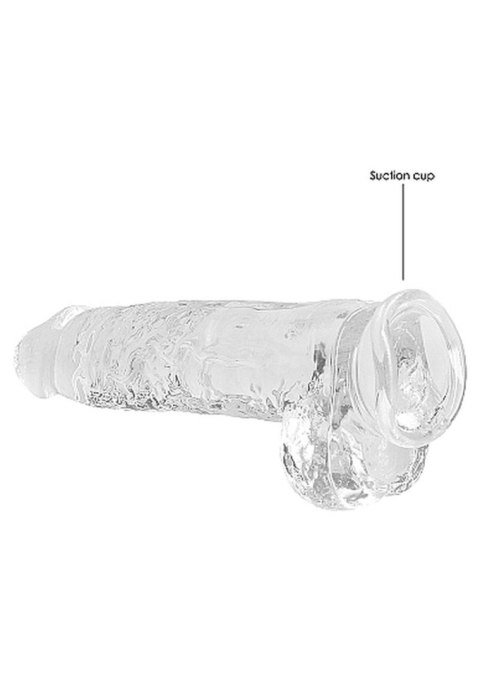 9"" / 23 cm Realistic Dildo With Balls - Transparent 9"" / 23 cm Realistic Dildo With Balls - Transparent