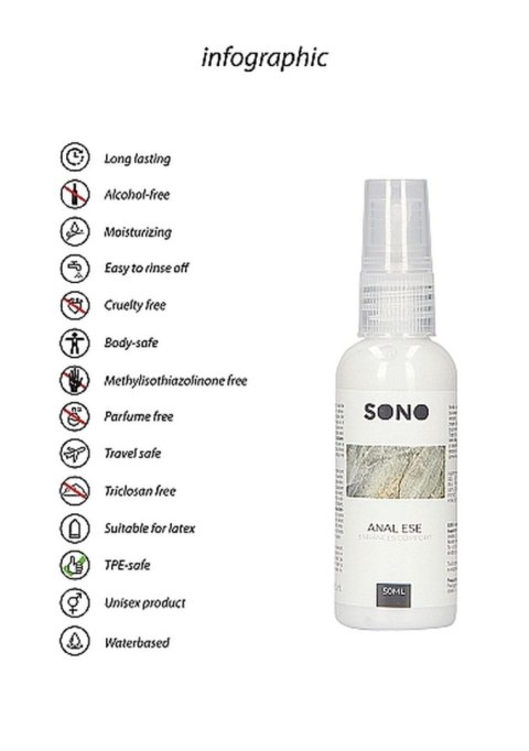 Touché - Żel/sray analany - Anal Ese - 50ml Touché - Żel/sray analany - Anal Ese - 50ml