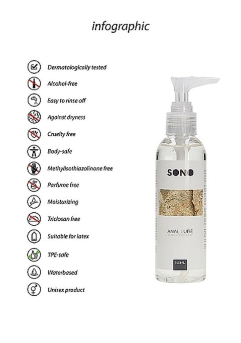 SONO - Lubrykant analny - Anal lube - 150ml SONO - Lubrykant analny - Anal lube - 150ml
