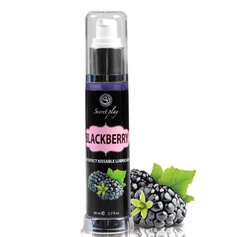 Secret Play - Rozgrzewający olejek do masażu - BLACKBERRY HOT EFFECT KISSABLE LUBRICANT 50 ML Secret Play - Rozgrzewający olejek do masażu - BLACKBERRY HOT EFFECT KISSABLE LUBRICANT 50 ML