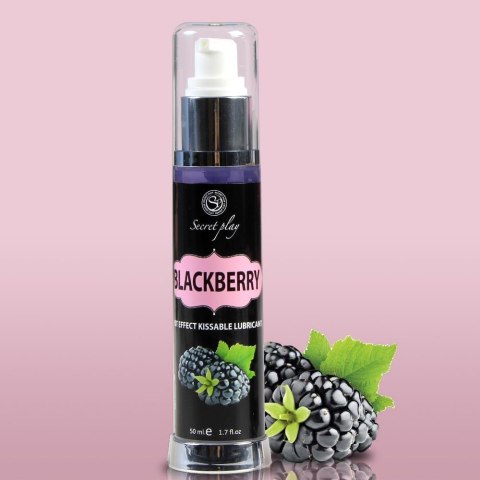 Secret Play - Rozgrzewający olejek do masażu - BLACKBERRY HOT EFFECT KISSABLE LUBRICANT 50 ML Secret Play - Rozgrzewający olejek do masażu - BLACKBERRY HOT EFFECT KISSABLE LUBRICANT 50 ML