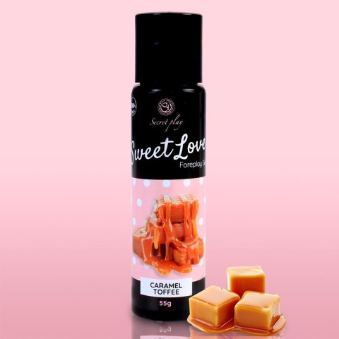 Secret Play - Żel smakowy - CARAMEL TOFFEE GEL - 60 ML Secret Play - Żel smakowy - CARAMEL TOFFEE GEL - 60 ML