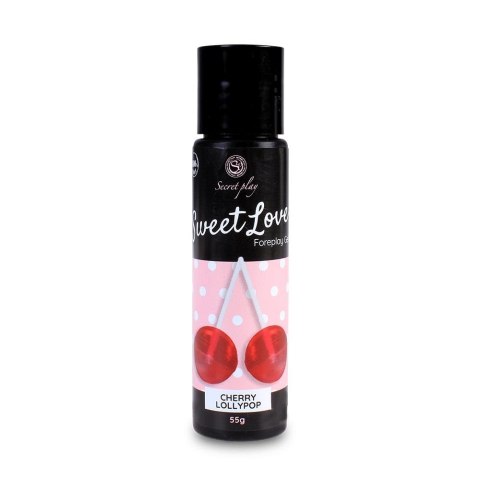 Secret Play - Żel smakowy - CHERRY LOLLIPOP GEL - 60 ML Secret Play - Żel smakowy - CHERRY LOLLIPOP GEL - 60 ML