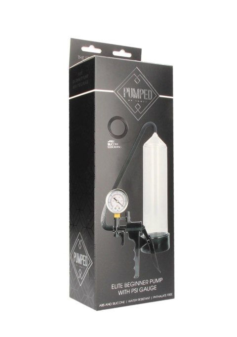 Elite Beginner Pump With PSI Gauge - Transparent Elite Beginner Pump With PSI Gauge - Transparent