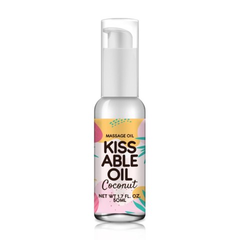 Pharmquests - Olejek do masażu - Kissable Oil - Coconut - 50 ml Pharmquests - Olejek do masażu - Kissable Oil - Coconut - 50 ml