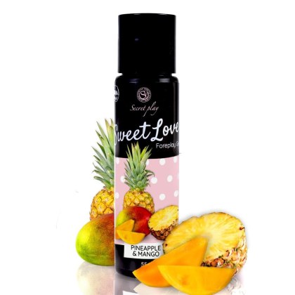 Secret Play - Żel smakowy - MANGO & PINEAPPLE GEL - 60 ML