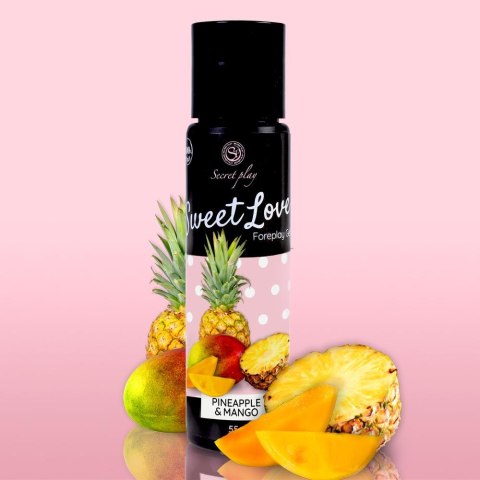 Secret Play - Żel smakowy - MANGO & PINEAPPLE GEL - 60 ML Secret Play - Żel smakowy - MANGO & PINEAPPLE GEL - 60 ML