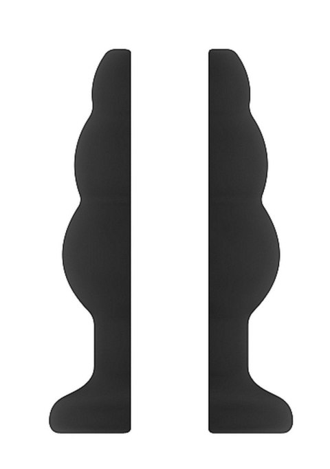 No.50 - Medium Hollow Tunnel Butt Plug - 4 Inch - Black No.50 - Medium Hollow Tunnel Butt Plug - 4 Inch - Black