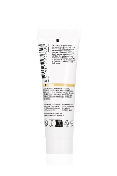 Pharmquests - Żel do fistingu - Fist It - Numbing Lubricant 25 ml Pharmquests - Żel do fistingu - Fist It - Numbing Lubricant 25 ml