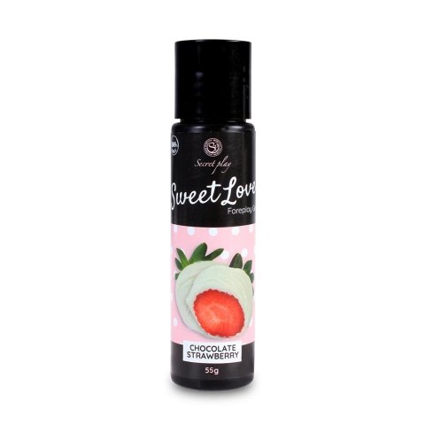 Secret Play - Żel smakowy - STRAWBERRY & WHITE CHOCOLATE GEL - 60 ML Secret Play - Żel smakowy - STRAWBERRY & WHITE CHOCOLATE GEL - 60 ML
