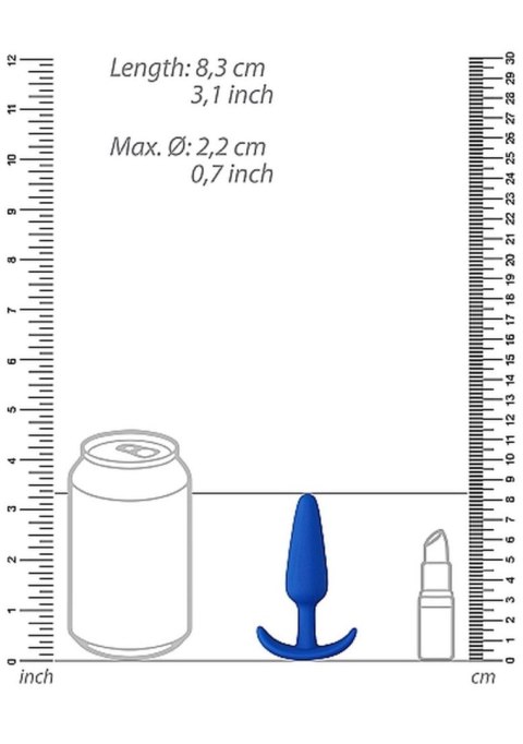 Slim Butt Plug - Blue Slim Butt Plug - Blue