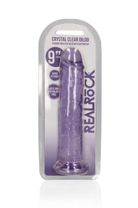 Straight Realistic Dildo with Suction Cup - 9'' / 23 Straight Realistic Dildo with Suction Cup - 9'' / 23