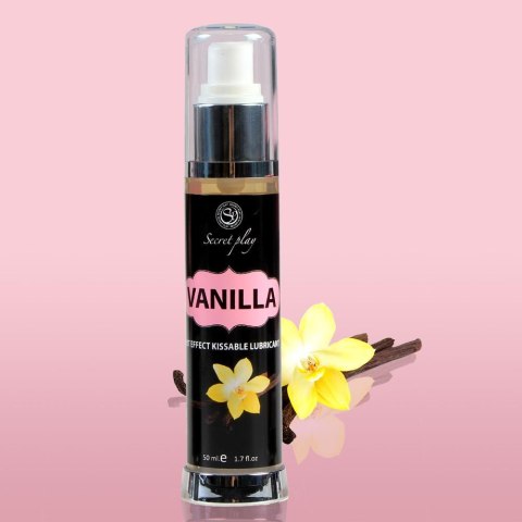 Secret Play - Rozgrzewający olejek do masażu - VANILLA HOT EFFECT KISSABLE LUBRICANT 50 ML Secret Play - Rozgrzewający olejek do masażu - VANILLA HOT EFFECT KISSABLE LUBRICANT 50 ML