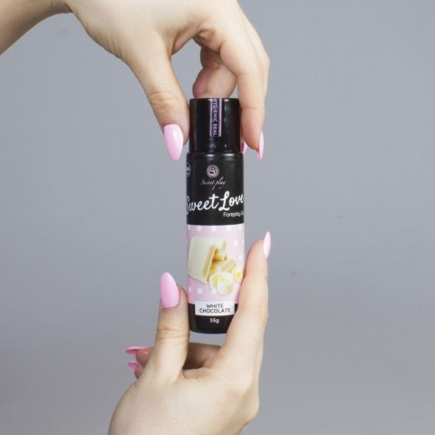 Secret Play - Żel smakowy - WHITE CHOCOLATE GEL - 60 ML Secret Play - Żel smakowy - WHITE CHOCOLATE GEL - 60 ML