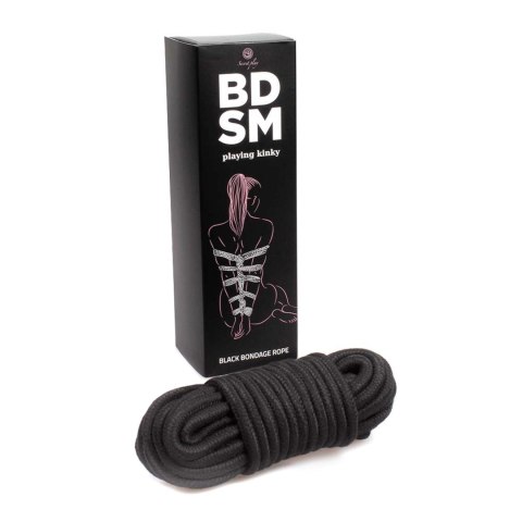 Wiązania-Black Bondage Rope BDSM Wiązania-Black Bondage Rope BDSM