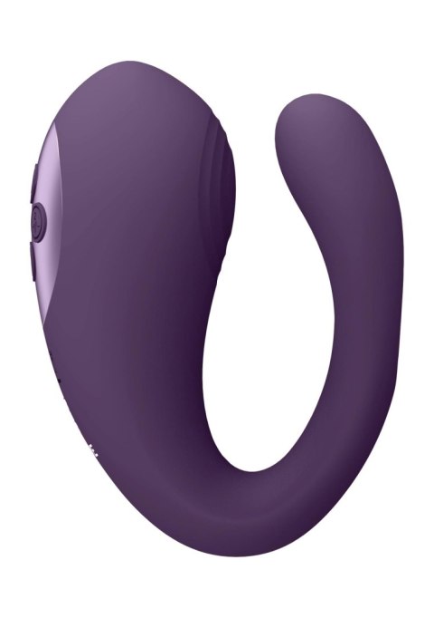 Yoko - Triple Action Vibrator Dual Prongs with Clitoral Pulse Wave Yoko - Triple Action Vibrator Dual Prongs with Clitoral Pulse Wave