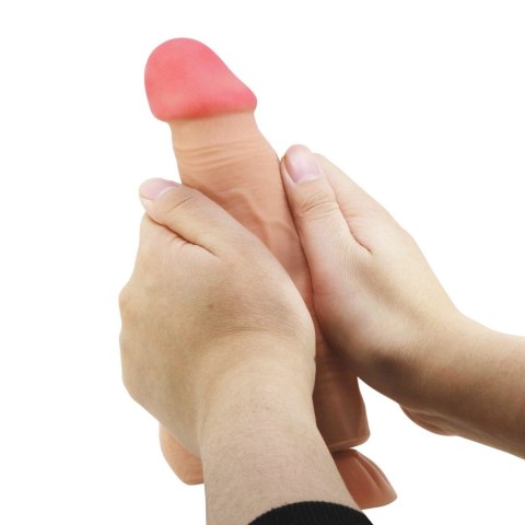 BAILE - Sliding Skin 8,5'' Flesh Suction base Bendable TPR BAILE - Sliding Skin 8,5'' Flesh Suction base Bendable TPR