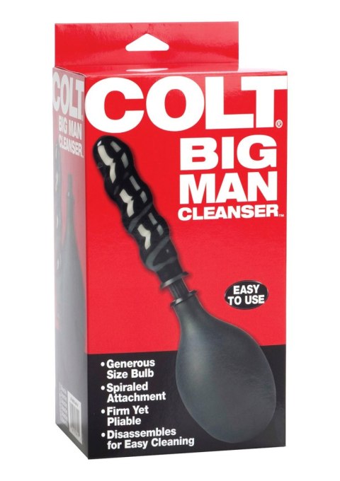 Irygator analny - COLT Big Man Cleanser Black