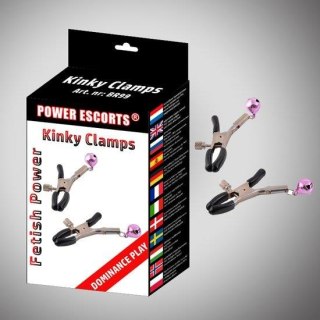 Kinky clamps black nipple clamps - WYPRZEDAŻ