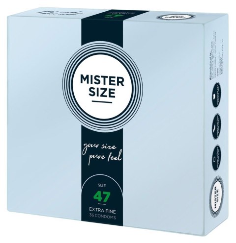 Prezerwatywy - Mister Size 47mm 36 szt Prezerwatywy - Mister Size 47mm 36 szt