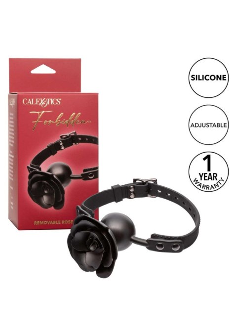 Removable Rose Gag Black Removable Rose Gag Black