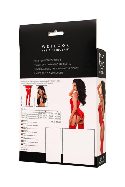 Glossy - Wetlook body Doja - red L