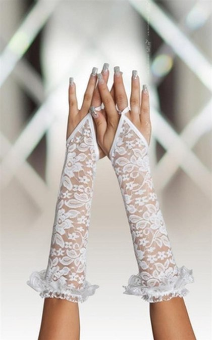 Softline - Mitenki Gloves 7708 - white S/L