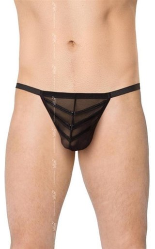 Softline - Stringi - Mens Thong 4527 - black OneSize