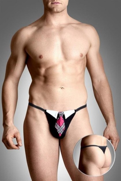 Softline - Stringi - Mens thongs 4491 - black S/L