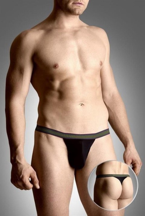 Softline - Stringi - Mens thongs 4496 - black XL Softline - Stringi - Mens thongs 4496 - black XL