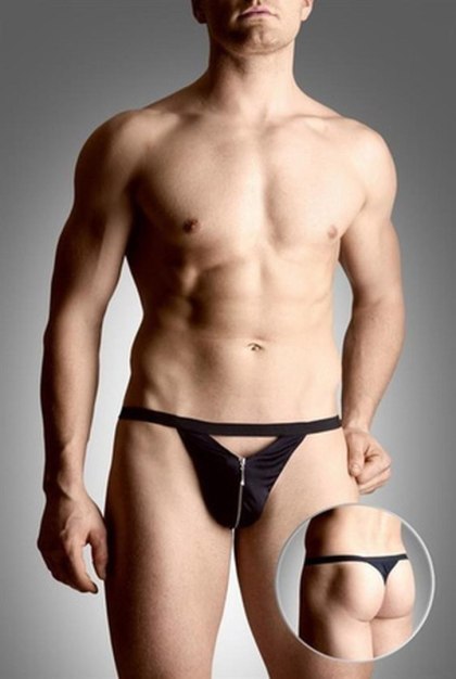 Softline - Stringi - Mens thongs 4497 - black S/L