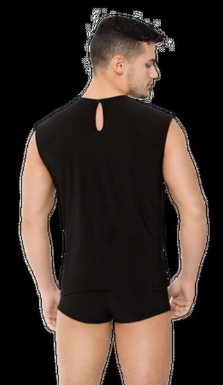 Softline - Komplet - Shirt and Softline - Bokserki - Shorts  4604 - black M/L