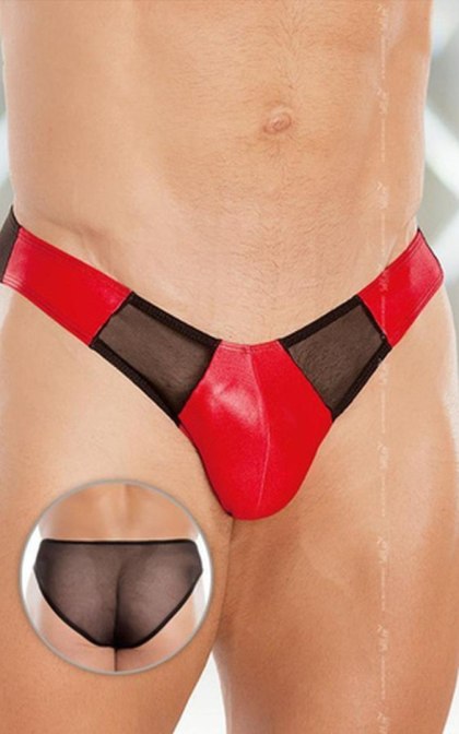 Softline - Majtki - Tho ng 4466 - red XL