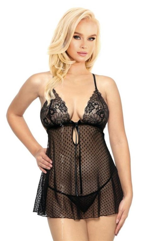 Softline - Babydoll - Audrey - black M/L