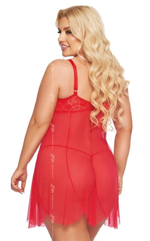 Softline - Babydoll - Carla - red XL
