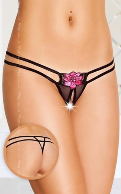 Softline - Stringi - G-String 2413 - black S/L