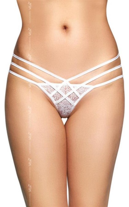 Softline - Stringi - G-String 2492 - white M/L