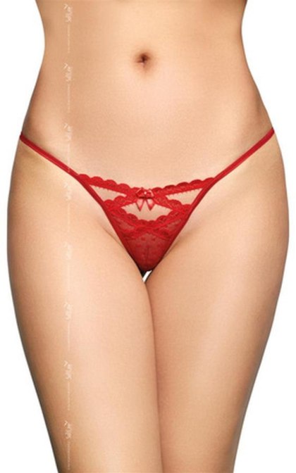 Softline - Stringi - G-String 2494 - red M/L
