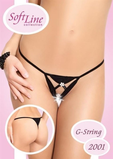 Softline - Stringi - G-String 2001 - black S/L