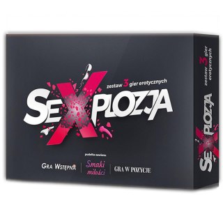 Gra Sexplozja - zestaw 3 gier erotycznych - WYPRZEDAŻ