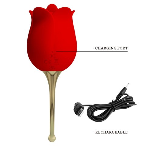 PRETTY LOVE - Rose Lover, 12 vibration functions 12 licking settings PRETTY LOVE - Rose Lover, 12 vibration functions 12 licking settings