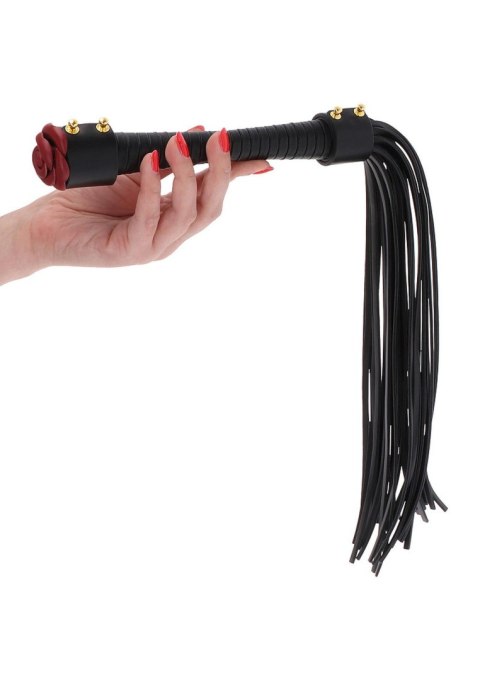 Pejcz - Róża - Wild Roses Whip Black Pejcz - Róża - Wild Roses Whip Black